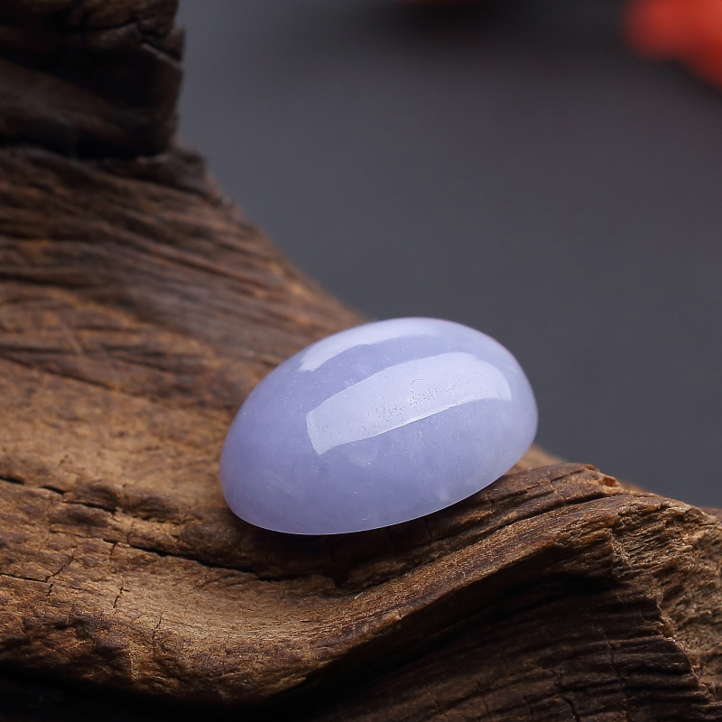 天然翡翠戒面-红掌柜