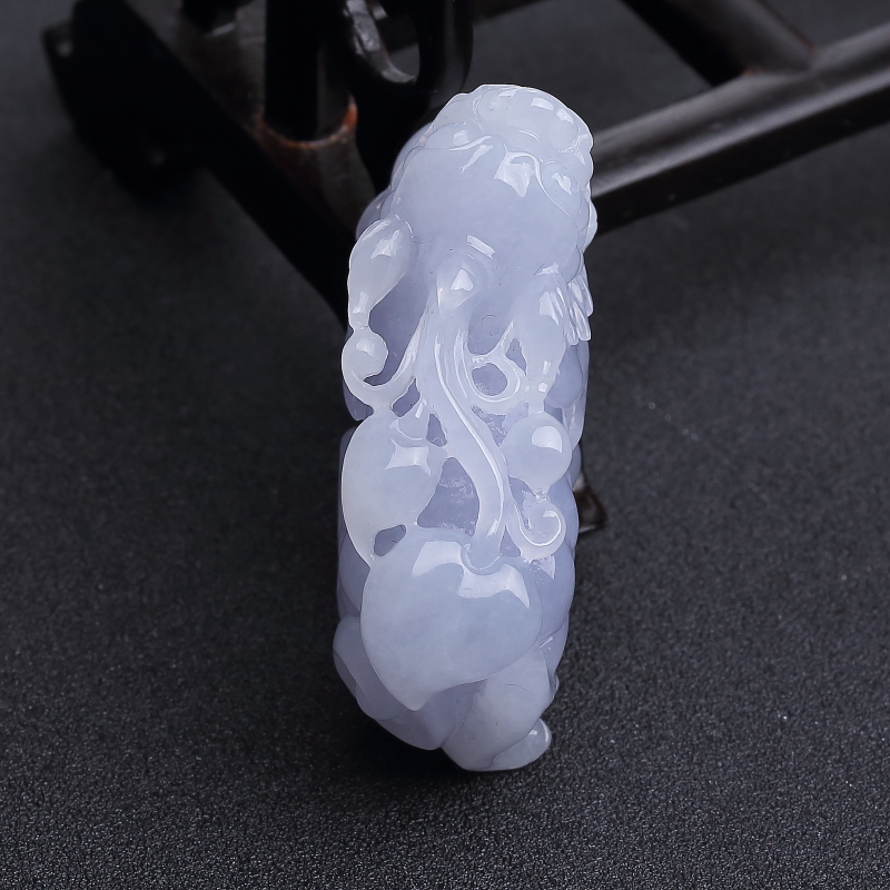 天然翡翠貔貅吊坠-红掌柜