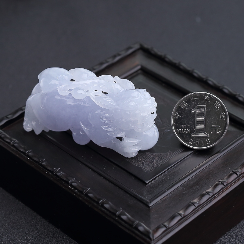 缅甸翡翠貔貅吊坠-红掌柜