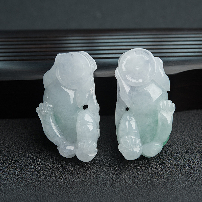 翡翠貔貅吊坠-红掌柜