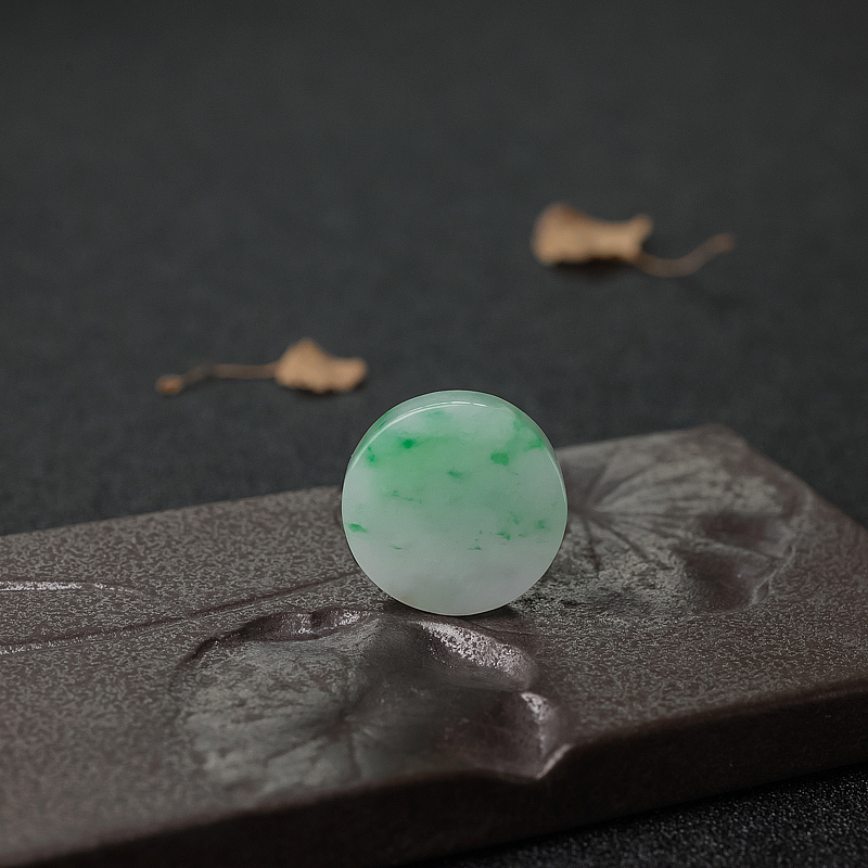 翡翠戒面-红掌柜