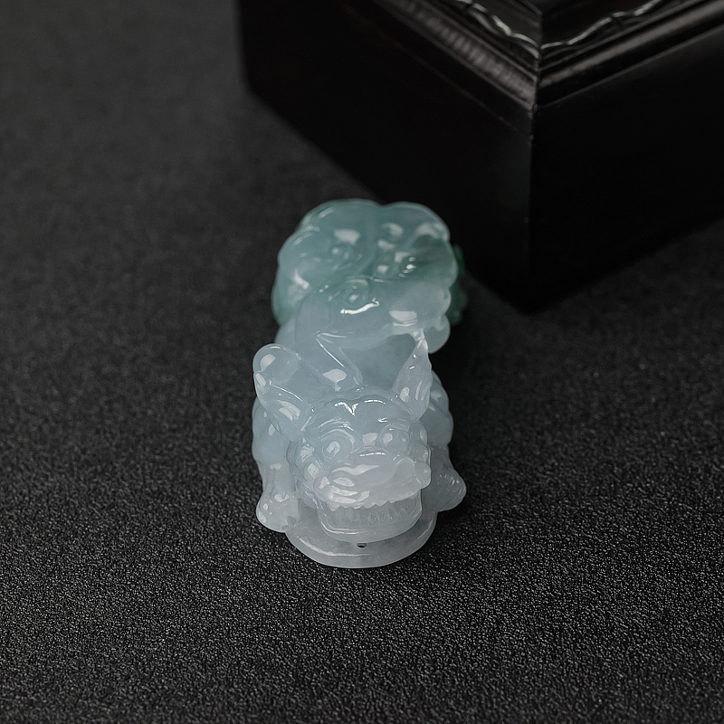 糯种翡翠貔貅-红掌柜