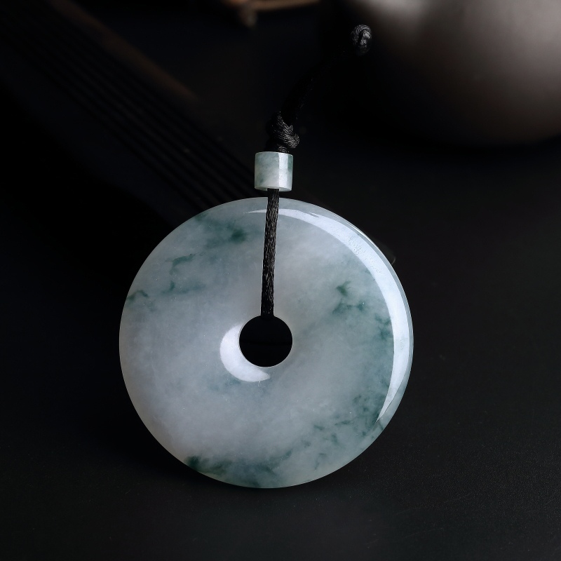 翡翠平安扣吊坠-红掌柜