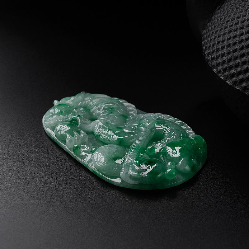 糯种翡翠飞龙-红掌柜