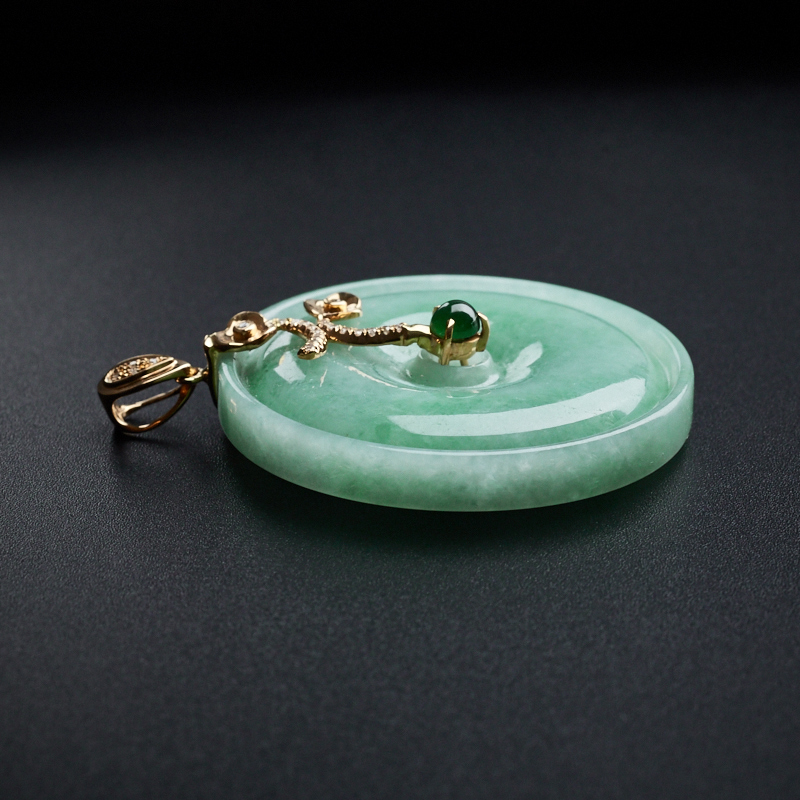 缅甸A货平安扣吊坠 - 红掌柜