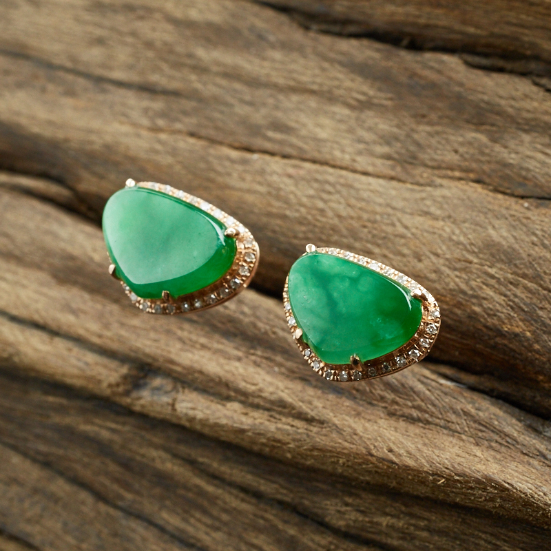 18K金镶翡翠-红掌柜