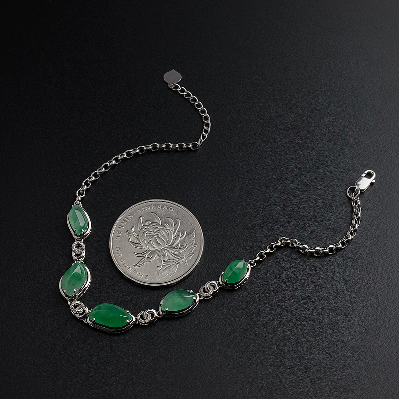 A货翡翠手链 - 红掌柜