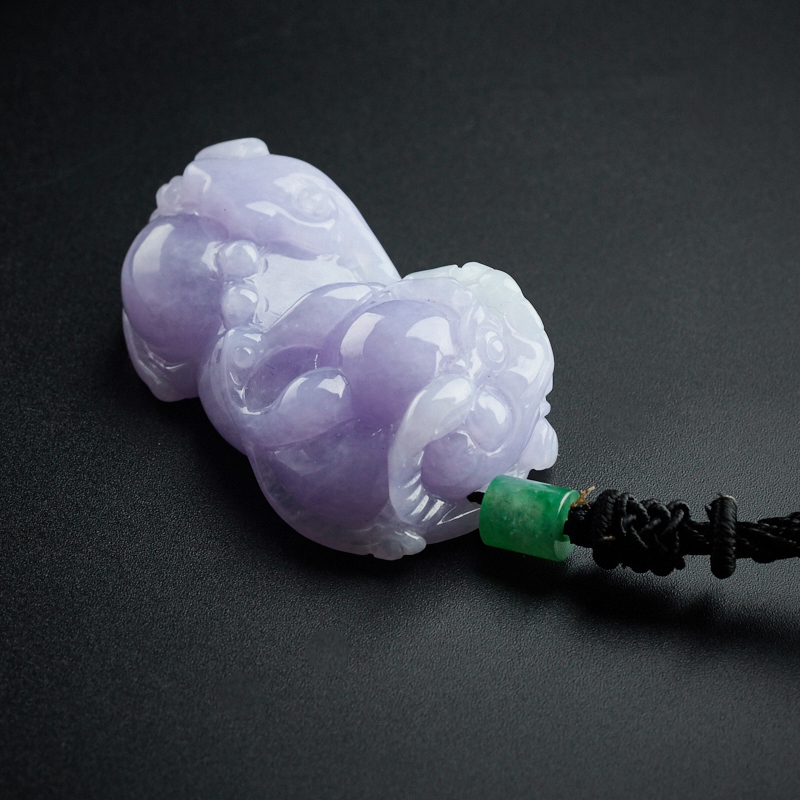 缅甸糯种紫罗兰翡翠-红掌柜