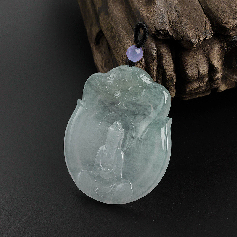 翡翠大日如来吊坠-红掌柜
