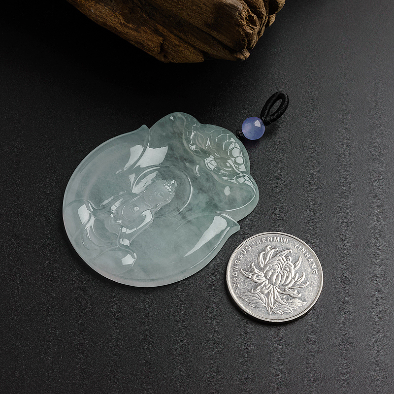 缅甸翡翠吊坠-红掌柜