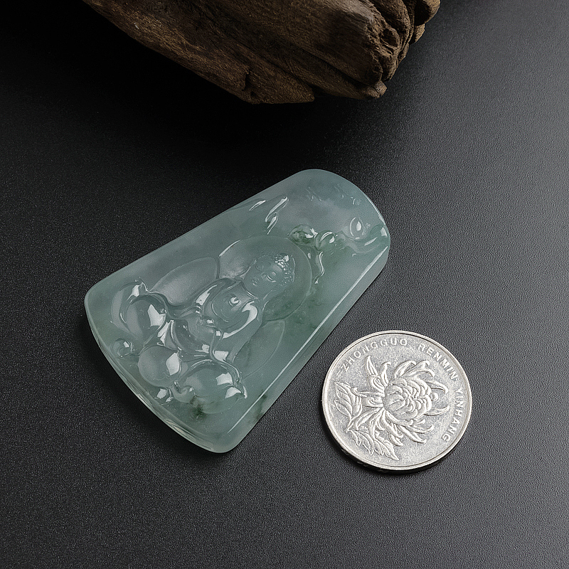 缅甸翡翠吊坠-红掌柜