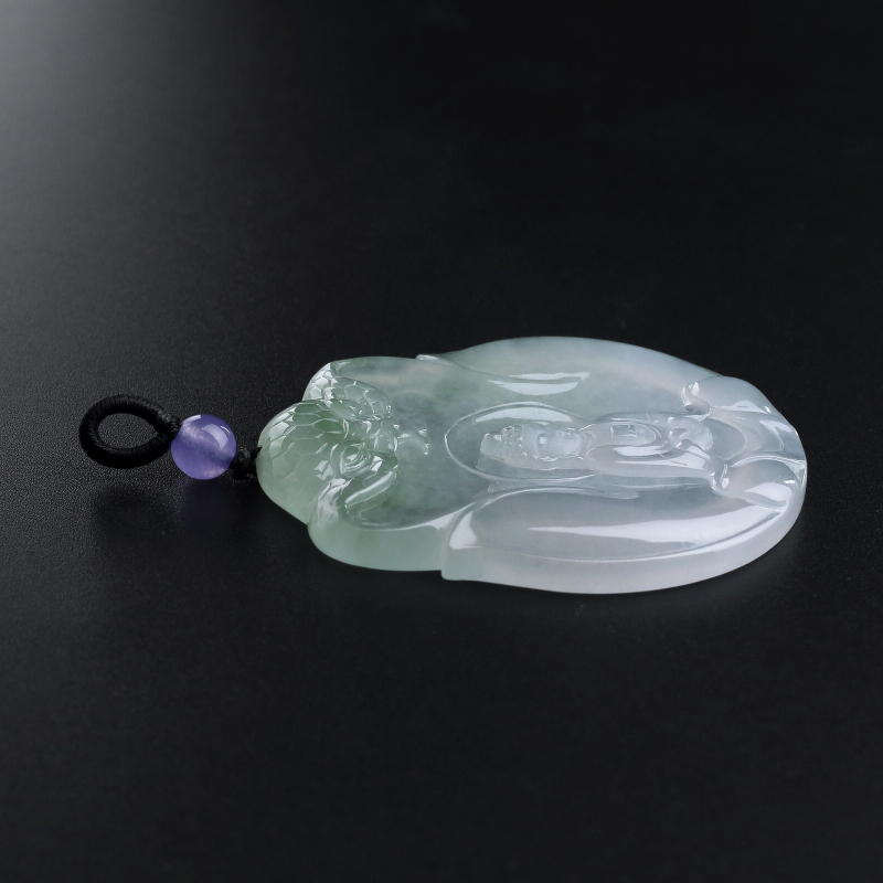 翡翠大日如来吊坠 - 红掌柜