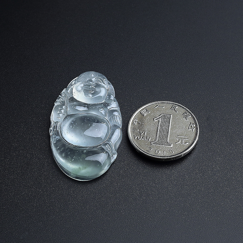 翡翠弥勒佛吊坠 - 红掌柜