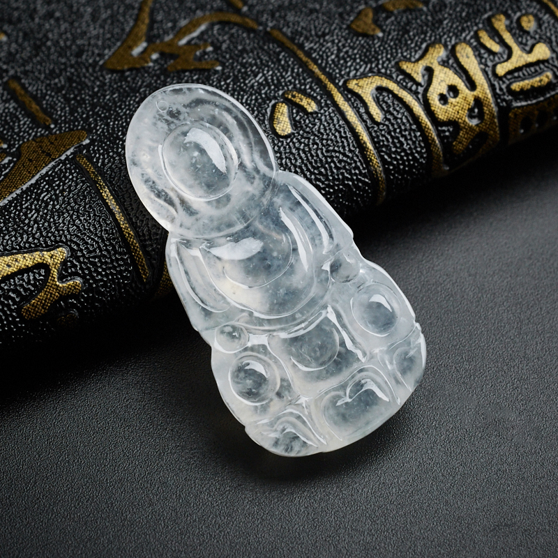 翡翠观音吊坠-红掌柜