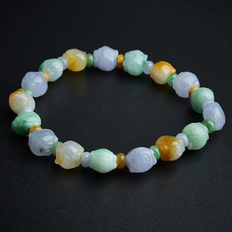 糯种翡翠-红掌柜