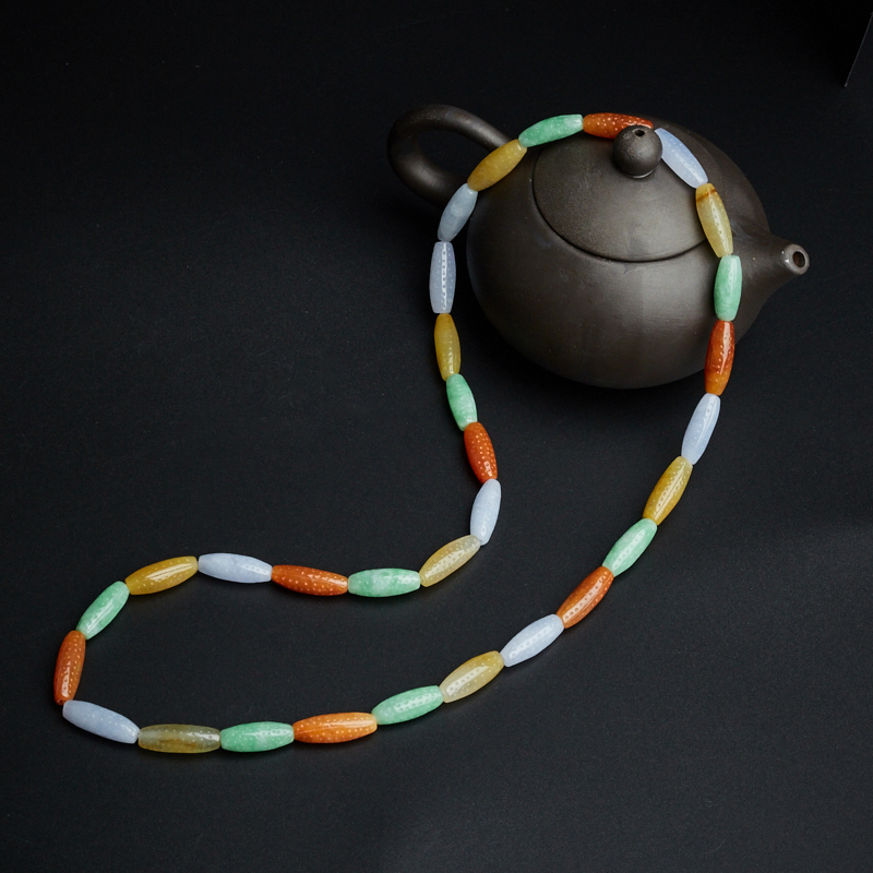 翡翠项链-红掌柜