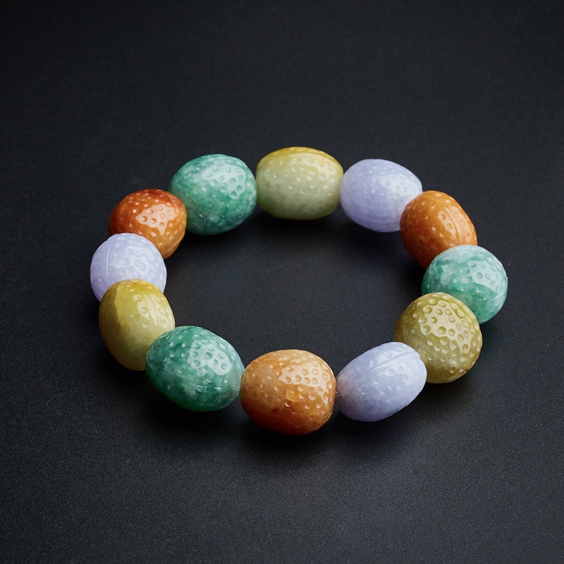 糯种翡翠-红掌柜