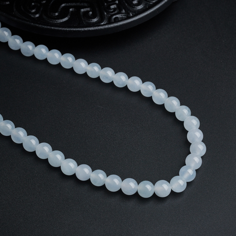 淡绿翡翠项链-红掌柜