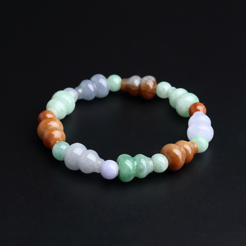 福禄寿翡翠手串-红掌柜