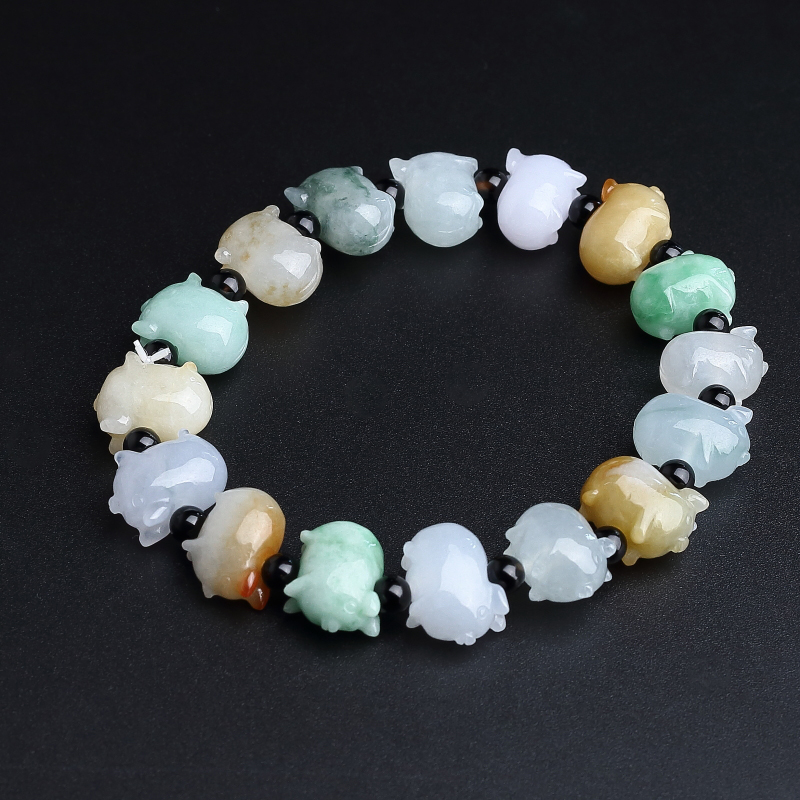 糯种翡翠-红掌柜