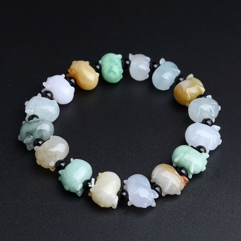 翡翠手串-红掌柜