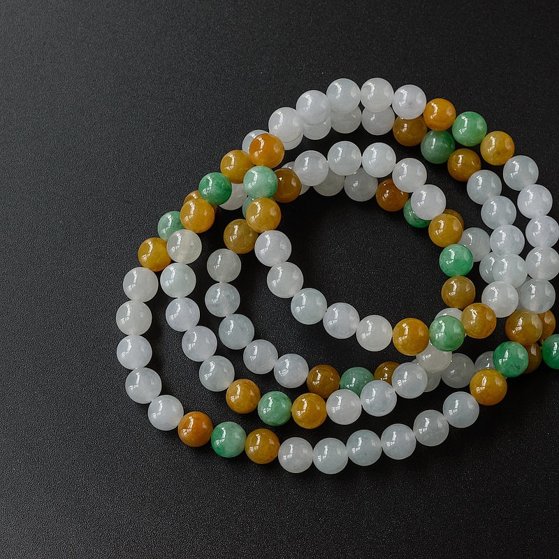 糯种福禄寿翡翠项链-红掌柜