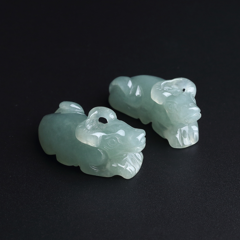 糯种翡翠-红掌柜