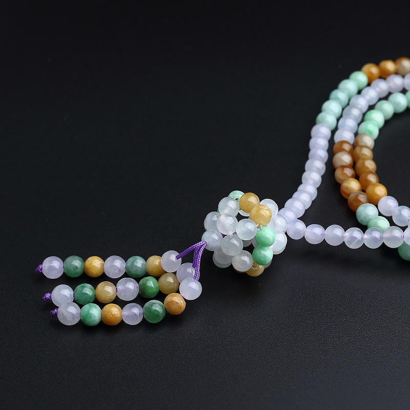 天然翡翠项链-红掌柜