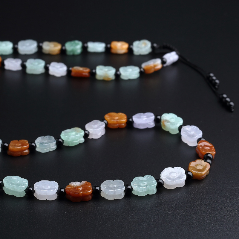 翡翠莲花项链-红掌柜