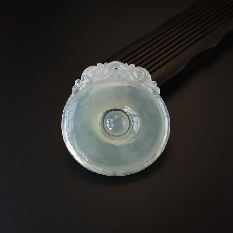 翡翠福在眼前吊坠-红掌柜