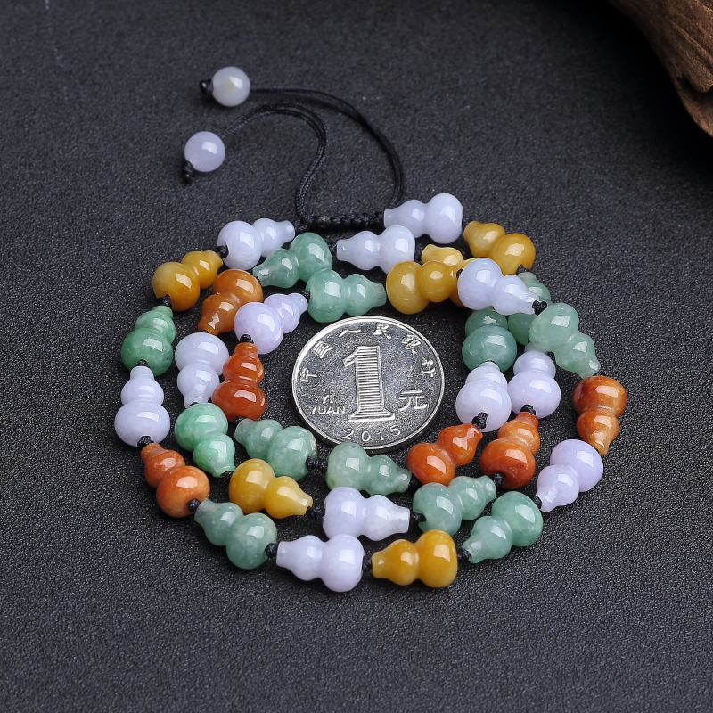 糯种翡翠项链-红掌柜