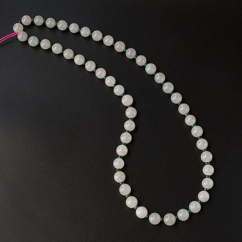 冰种翡翠项链-红掌柜