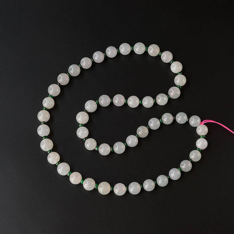 淡绿翡翠项链-红掌柜