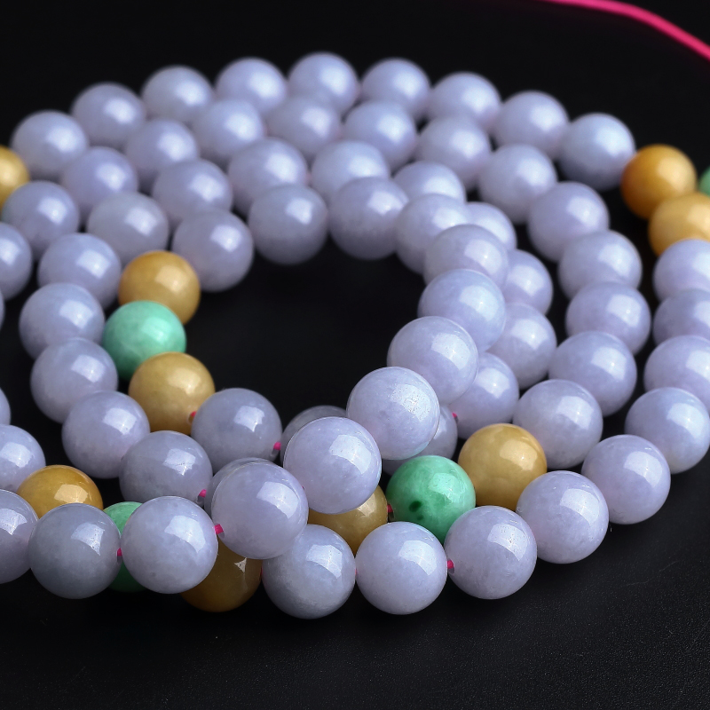 缅甸A货天然糯种翡翠项链 - 红掌柜