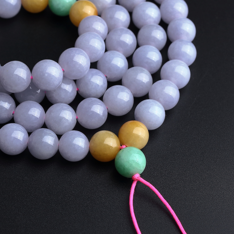 糯种翡翠项链 - 红掌柜