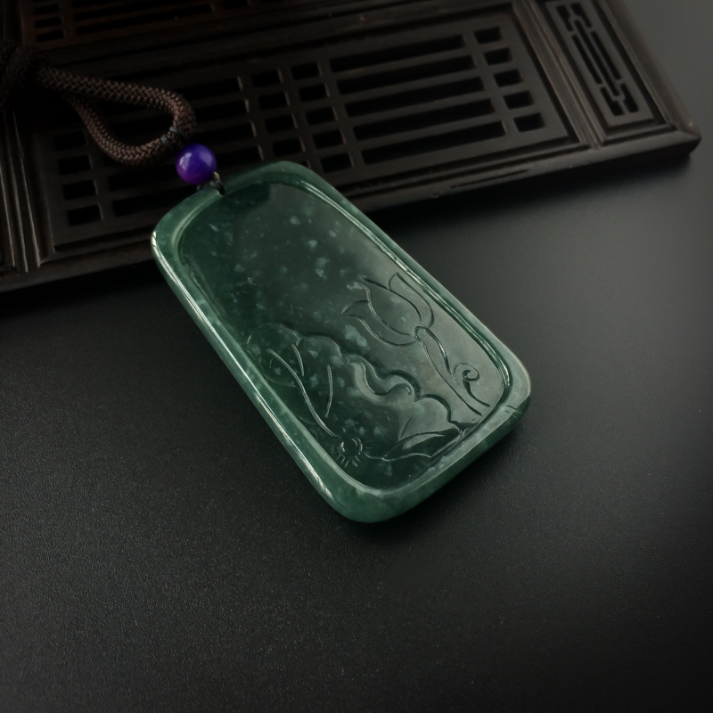 糯种翡翠-红掌柜