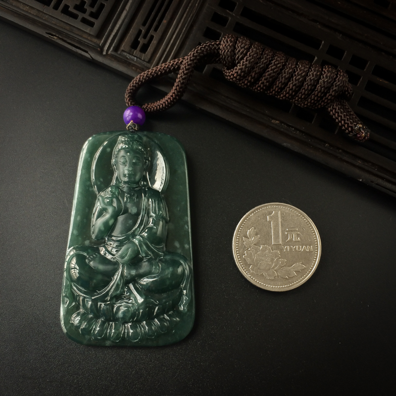 翡翠吊坠-红掌柜