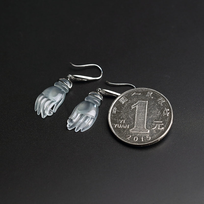 翡翠耳坠-红掌柜