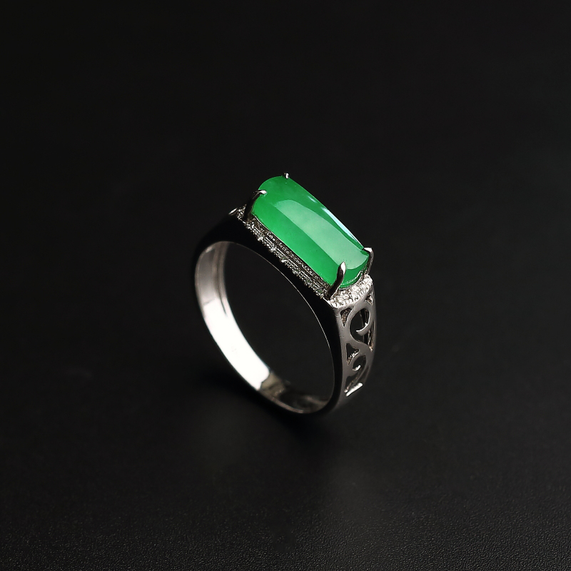 翡翠戒指-红掌柜