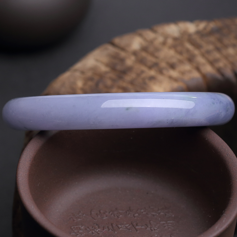 缅甸A货天然糯种翡翠手镯 - 红掌柜