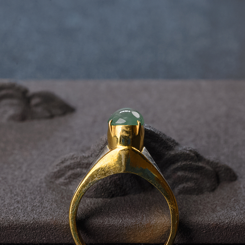 翡翠戒面-红掌柜