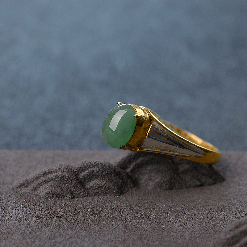 缅甸翡翠戒面-红掌柜