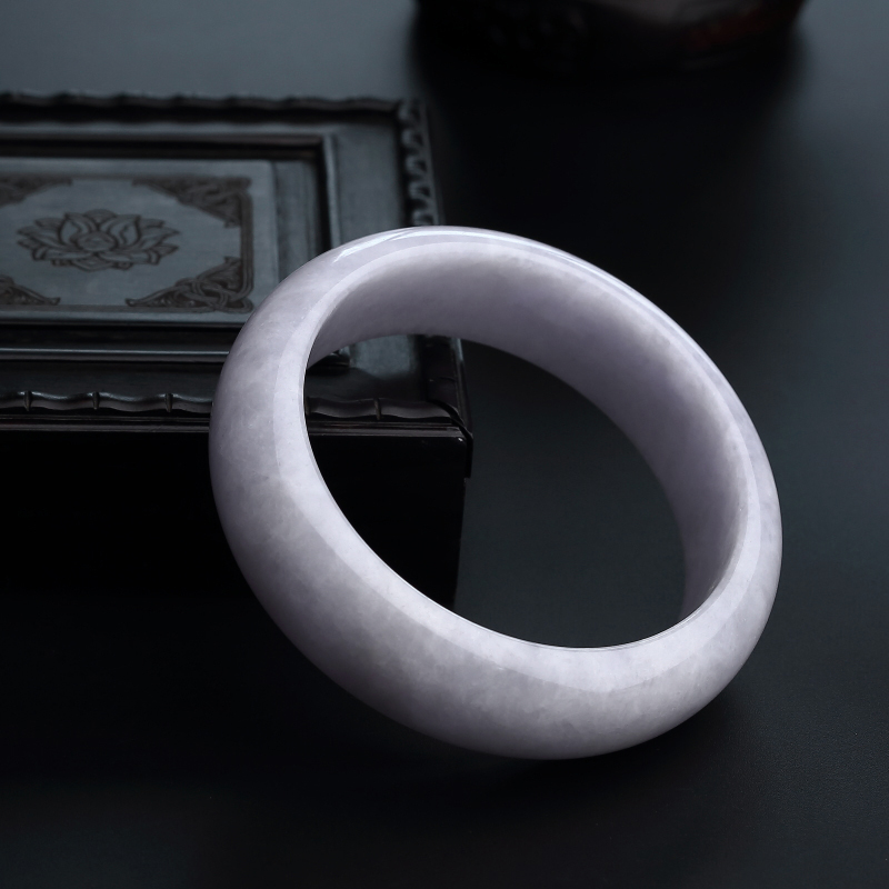 59.5#糯种翡翠手镯-红掌柜