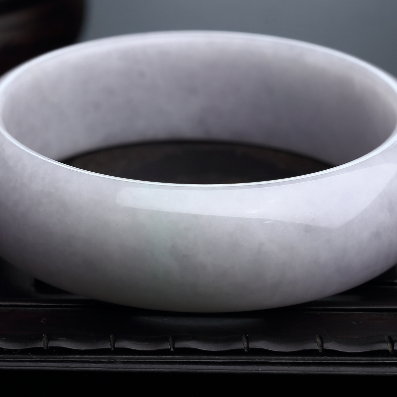 糯种翡翠手镯-红掌柜