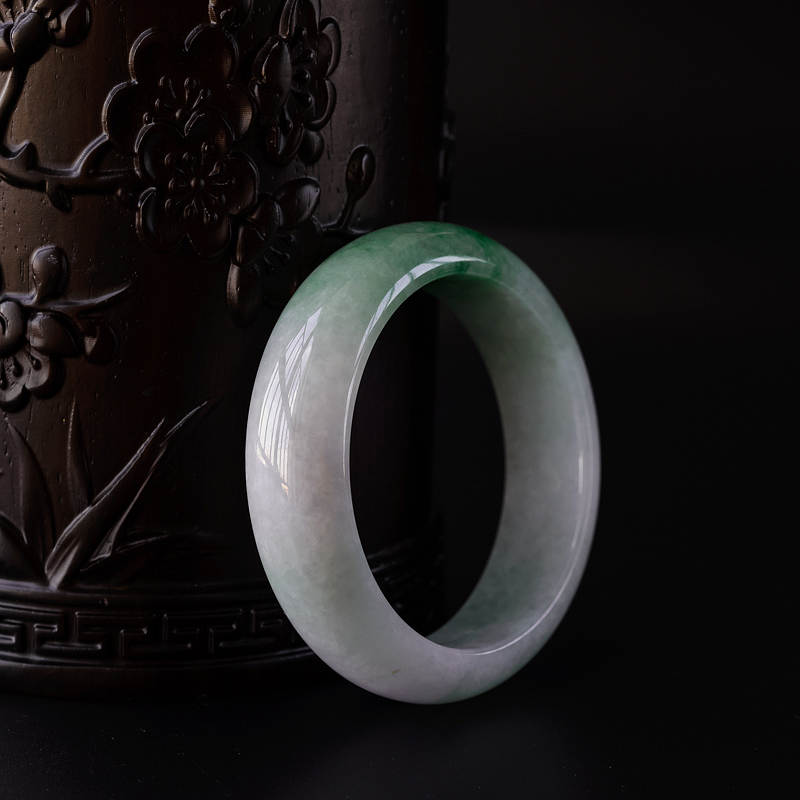 56#翡翠手镯-红掌柜