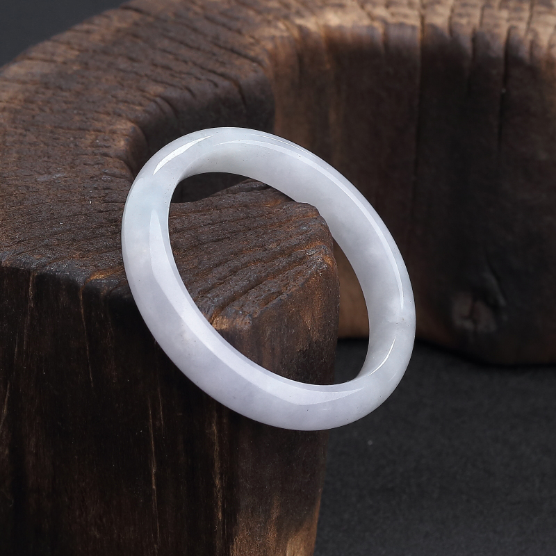 50#冰糯种春带彩翡翠手镯 - 红掌柜