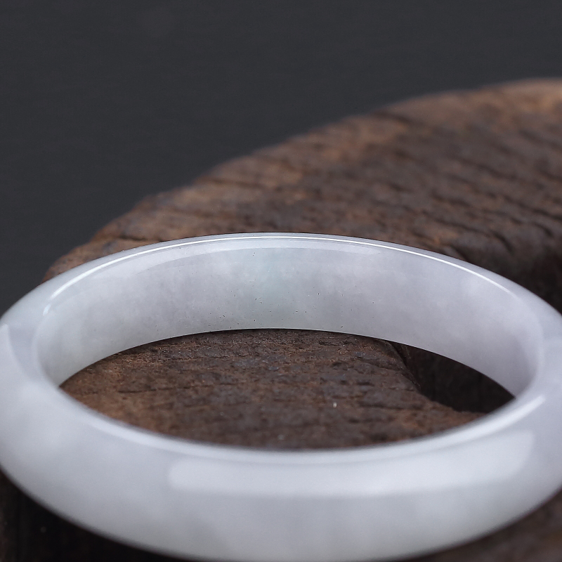 缅甸冰糯种春带彩翡翠手镯 - 红掌柜