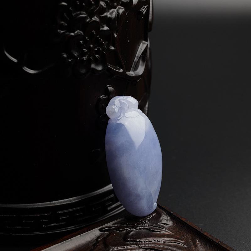 紫罗兰翡翠福瓜吊坠-红掌柜