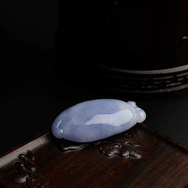 糯种翡翠福瓜吊坠-红掌柜