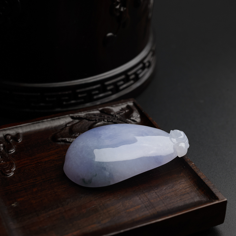 糯种翡翠福瓜吊坠-红掌柜